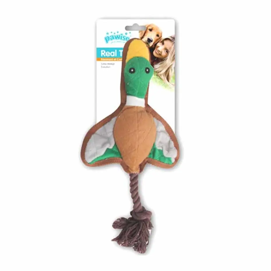 PAWİSE PELUŞ YABAN ÖRDEĞİ KÖPEK OYUNCAĞI 34CM