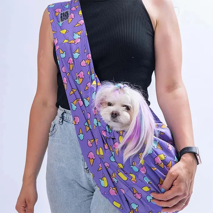 PAWSTAR CROSSBODY ICE CREAM KÖPEK TAŞIMA ÇANTASI