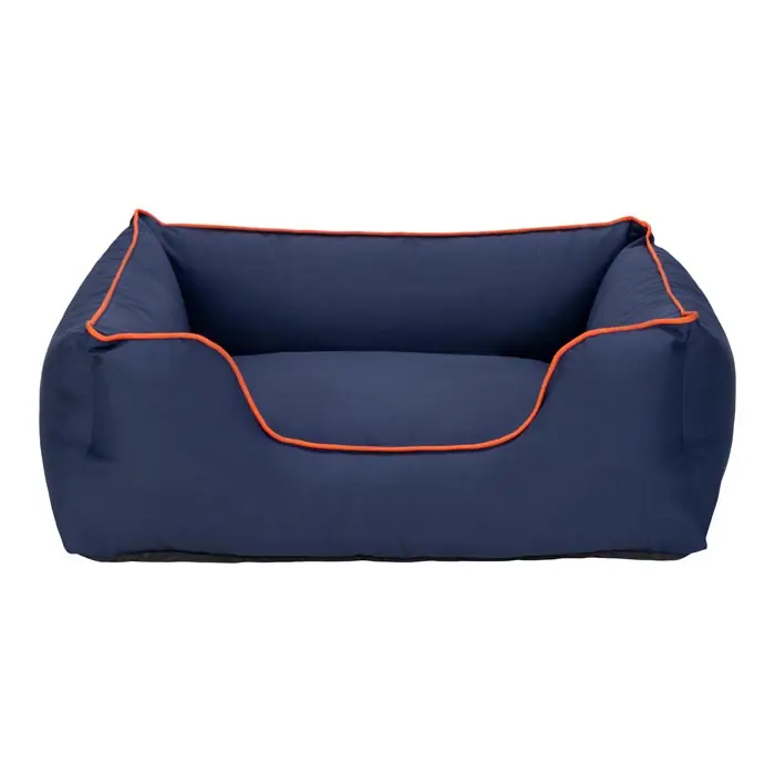 PET COMFORT ALPHA SU GEÇİRMEZ KÖPEK YATAĞI LACİVERT VE TURUNCU BİYE MEDİUM 80X65CM