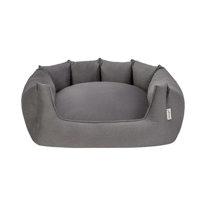 PET COMFORT BARCELONA KEDİ VE KÖPEK YATAĞI GRİ 75X65CM