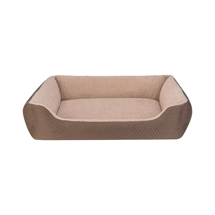 PET COMFORT BRAVO DUO KÖPEK YATAĞI KAHVERENGİ-BEJ XL 105X80CM