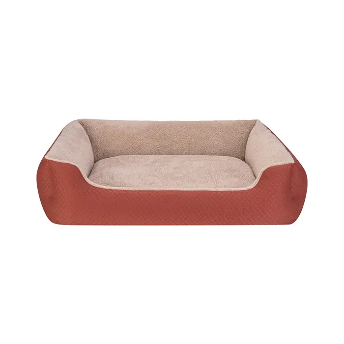 PET COMFORT BRAVO DUO KÖPEK YATAĞI TARÇINİ-BEJ XL 105X80CM