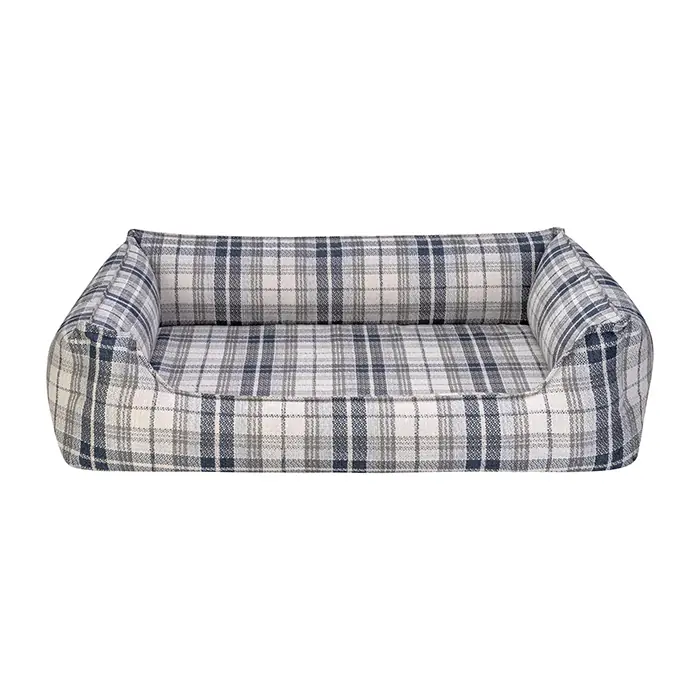 PET COMFORT DELTA LACİVERT KARELİ KÖPEK YATAĞI LARGE 105X80CM