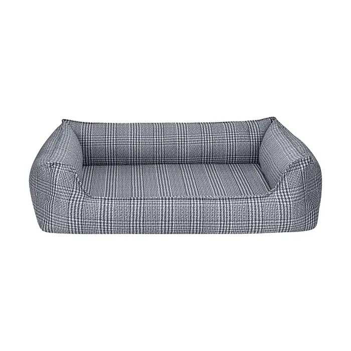 PET COMFORT DELTA MAVİ KARELİ KÖPEK YATAĞI LARGE 105X80CM
