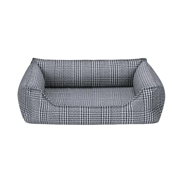 PET COMFORT DELTA MAVİ KARELİ KÖPEK YATAĞI MEDİUM 90X70CM