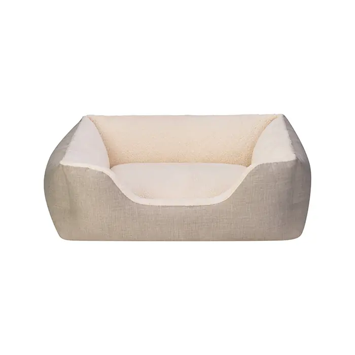PET COMFORT ECHO KÖPEK YATAĞI EKRU MEDİUM 80X65CM