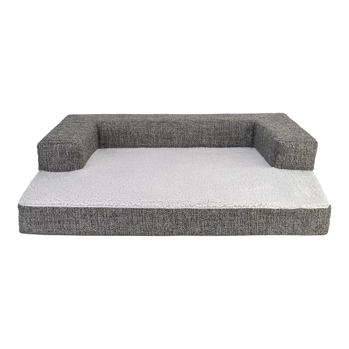 PET COMFORT GLORİA SOFA ORTOPEDİK KÖPEK YATAĞI ANTRASİT 70X53X8CM