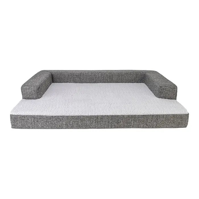 PET COMFORT GLORİA SOFA ORTOPEDİK KÖPEK YATAĞI ANTRASİT 90X65X8CM