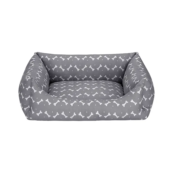 PET COMFORT UNİFORM BONE GRİ-BEYAZ KEDİ VE KÖPEK YATAĞI SMALL 60X50CM