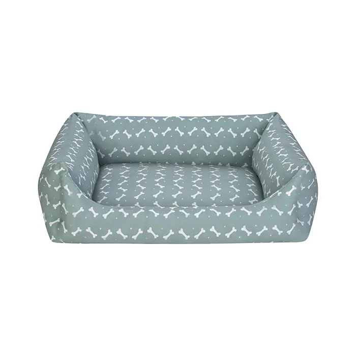 PET COMFORT UNİFORM BONE MİNT-BEYAZ KÖPEK YATAĞI MEDİUM 70X60CM