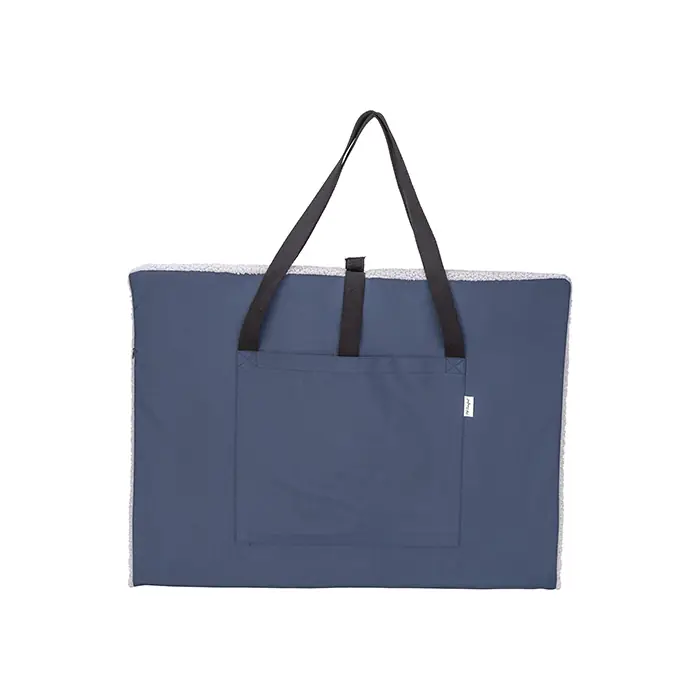 PET COMFORT ZEN TAŞINABİLİR KÖPEK YATAĞI MAVİ-GRİ 102X67X2CM