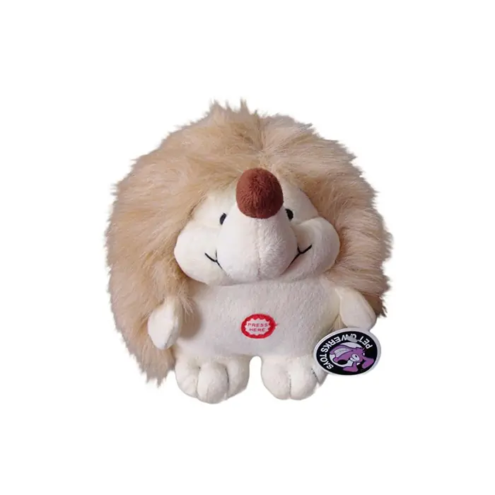 PET QWERKS GEVEZE KİRPİ SESLİ PELUŞ KÖPEK OYUNCAĞI 11,5CM