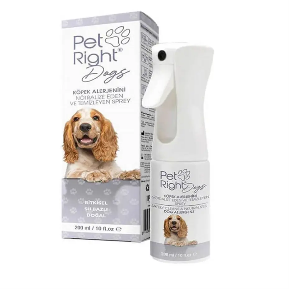 PET RİGHT KÖPEK ALERJENİNİ ÖNLEYİCİ SPREY 200ML