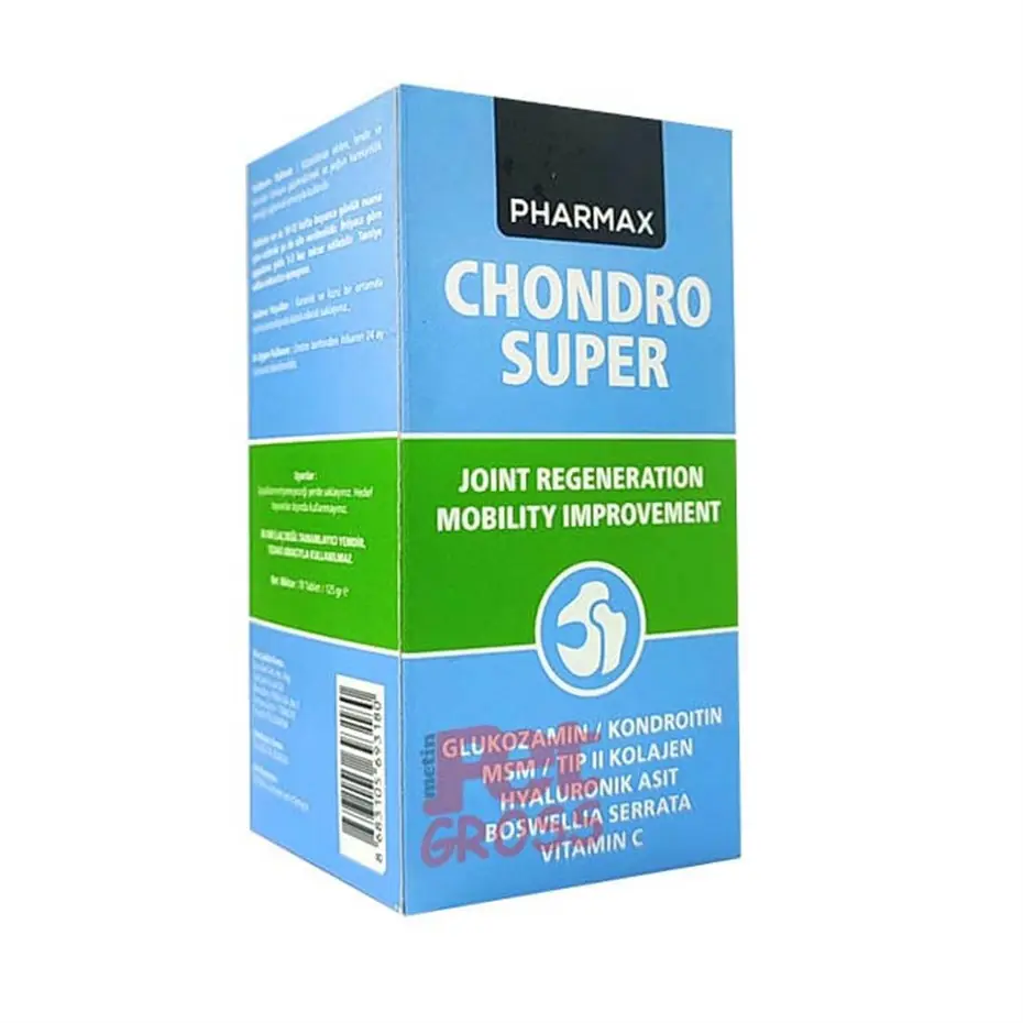 PHARMAX CHONDRO SÜPER KAS VE İSKELET SAĞLIĞI KÖPEK VİTAMİNİ 70 TB 125GR