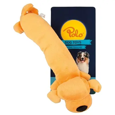 POLO PELUŞ TURUNCU SOSİS KÖPEK OYUNCAĞI 35 CM