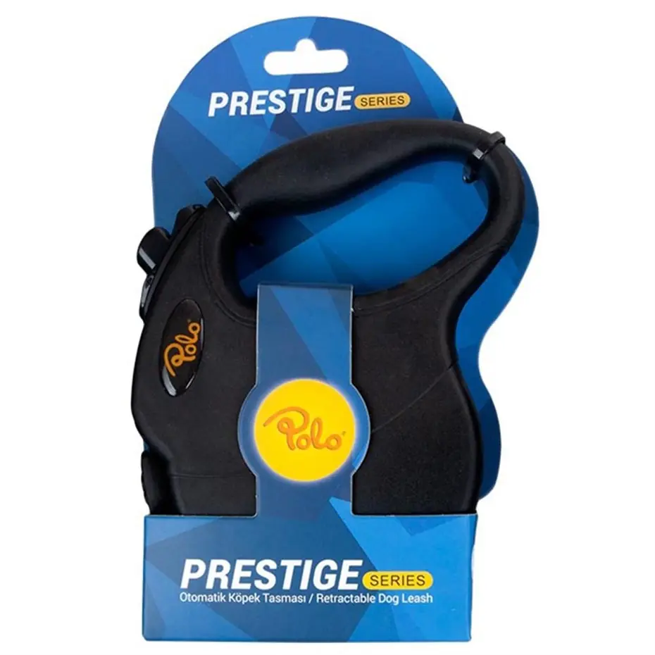 POLO PRESTİGE OTOMATİK TASMA SİYAH M 5M/20KG