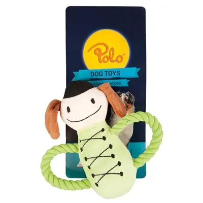 POLO ÇİFT TUTMA KOLLU PELUŞ KÖPEK OYUNCAĞI 17 CM