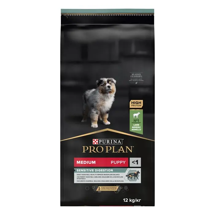PRO PLAN YAVRU KÖPEKLER İÇİN KOLOSTRUMLU, KUZU ETLİ KÖPEK MAMASI 12 KG