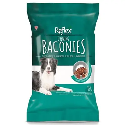 REFLEX CHEWİNG BACONİES JAMBONLU KÖPEK ÖDÜLÜ 85 GR