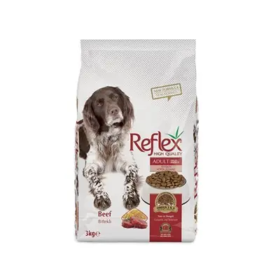 REFLEX HİGH ENERGY BİFTEKLİ YETİŞKİN KÖPEK MAMASI 3 KG