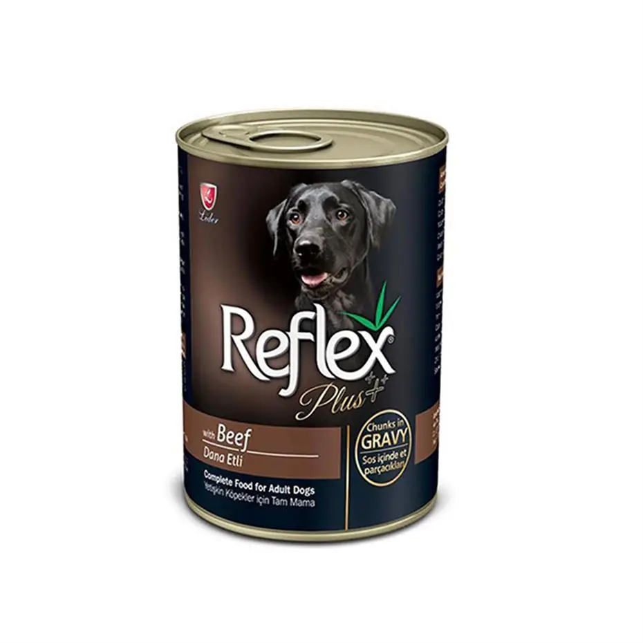 REFLEX PLUS DANA ETLİ YETİŞKİN KÖPEK KONSERVESİ 400 GR