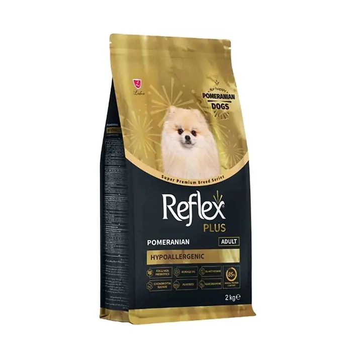REFLEX PLUS HYPOALLERGENİC POMERANİAN ÖZEL IRK YETİŞKİN KÖPEK MAMASI 2 KG