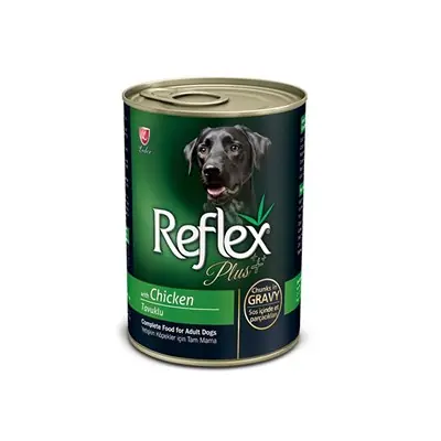 REFLEX PLUS TAVUK ETLİ YETİŞKİN KÖPEK KONSERVESİ 400 GR