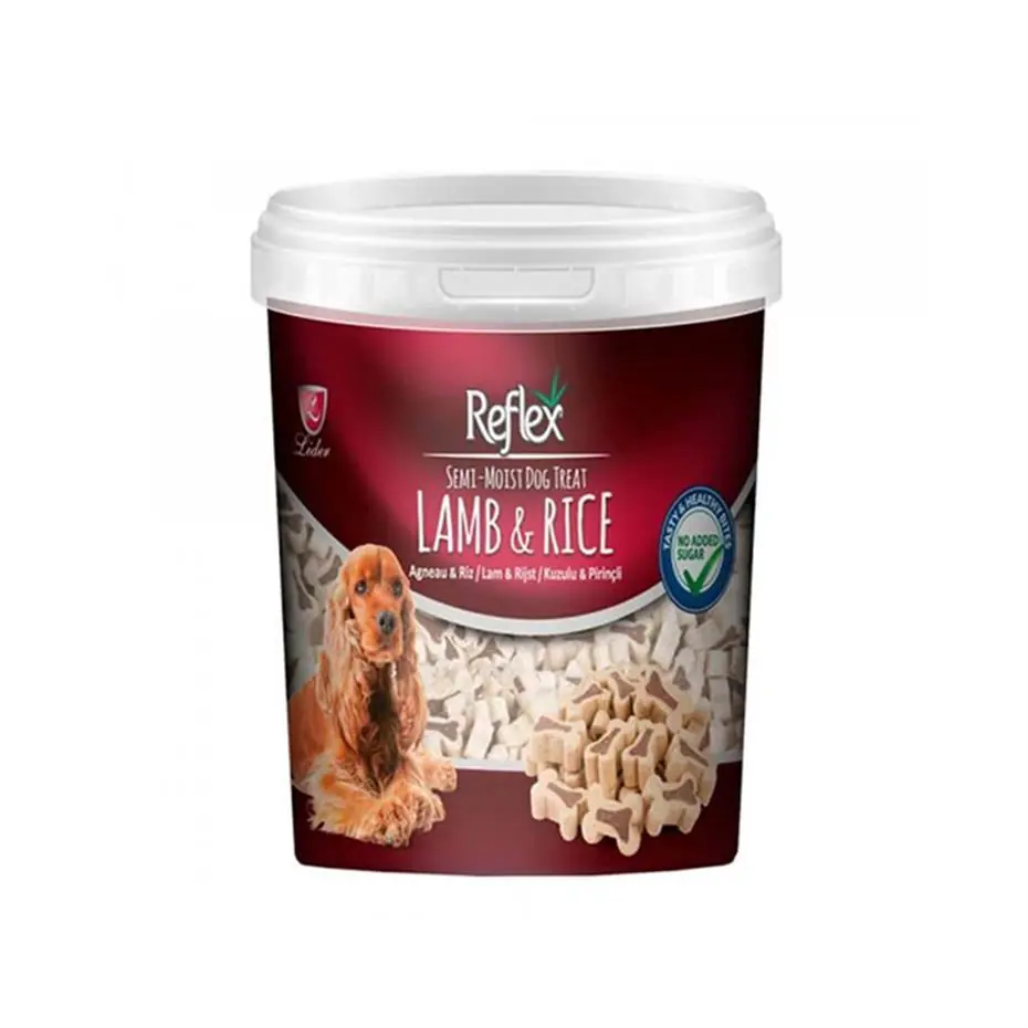 REFLEX SEMİ MOİST KUZU PRİNÇ KÖPEK ÖDÜLÜ 500 GR