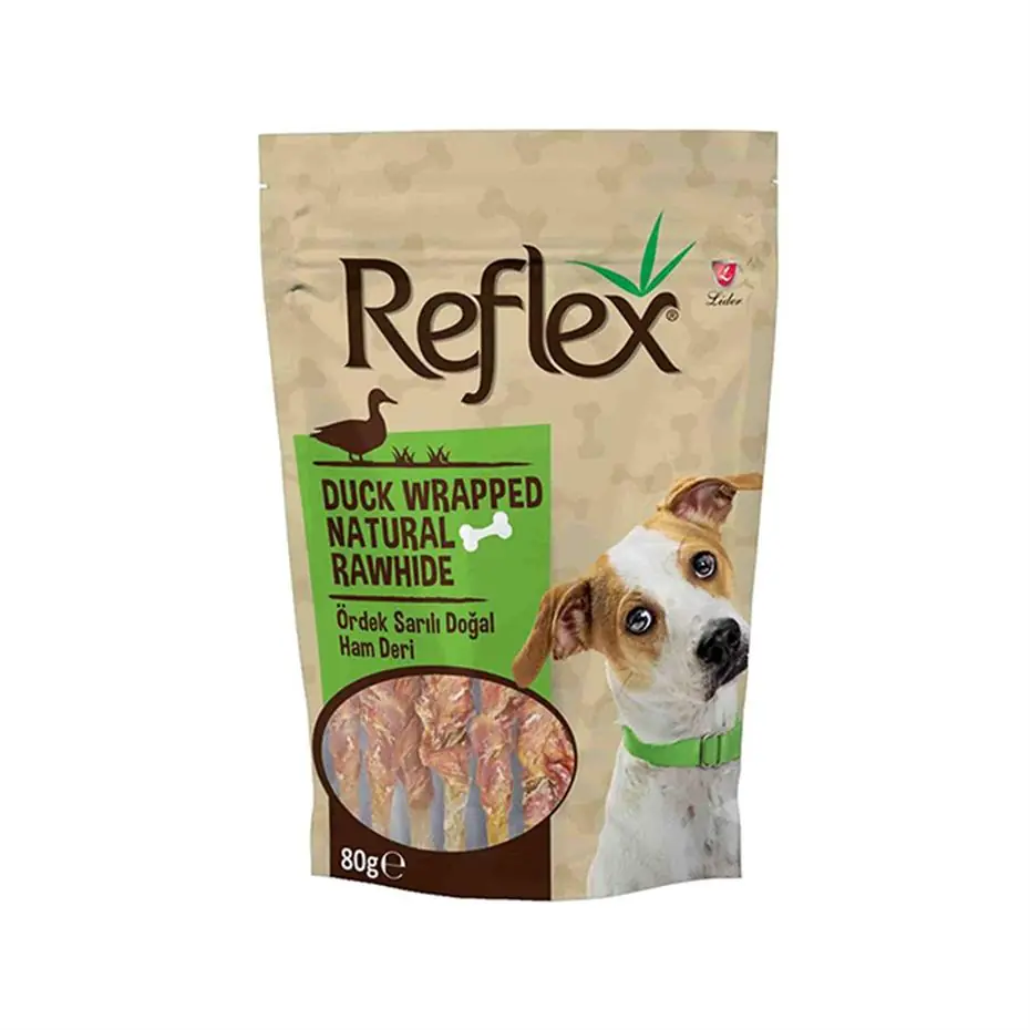 REFLEX ÖRDEK ETLİ NATUREL KEMİK KÖPEK ÖDÜLÜ 80GR
