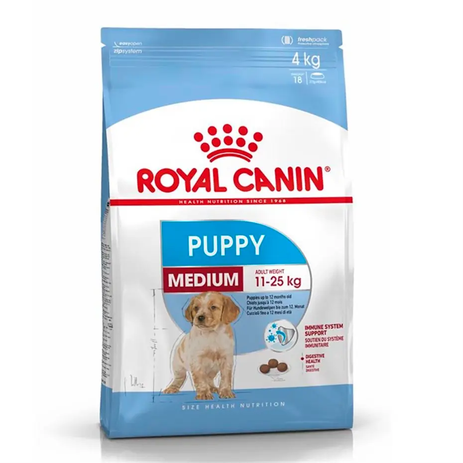 ROYAL CANİN MEDİUM PUPPY YAVRU KÖPEK MAMASI 4 KG