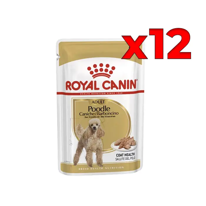 ROYAL CANİN POODLE TÜY SAĞLIĞI DESTEKLEYİCİ YETİŞKİN KÖPEK KONSERVESİ 12X85GR