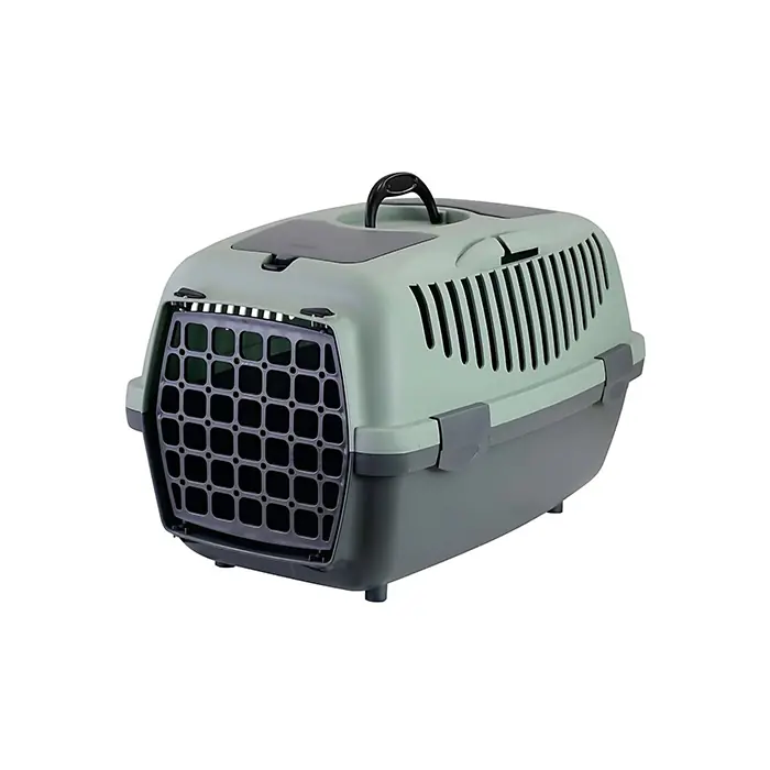STEFANPLAST GULLİVER 2 KEDİ VE KÖPEK TAŞIMA KAFESİ 55X36X35CM YEŞİL