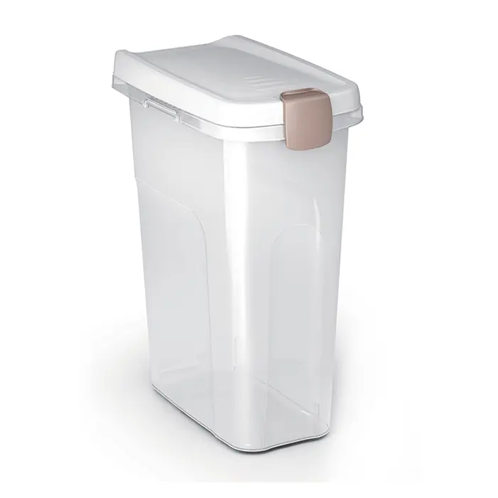 STEFANPLAST MAMA SAKLAMA KABI 25 LİTRE BEYAZ ŞEFFAF 39X24X51CM