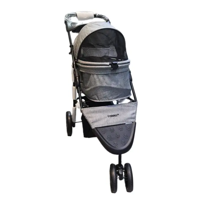 TOMMY EVCİL HAYVAN TAŞIMA PUSETİ 86X46X94,5CM GRİ