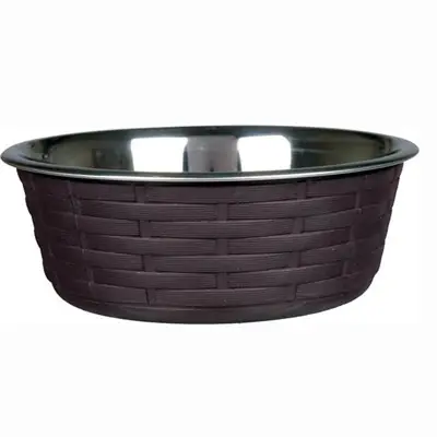 TRİXİE KÖPEK PASLANMAZ ÇELİK MAMA VE SU KABI 0,4 LT 14 CM