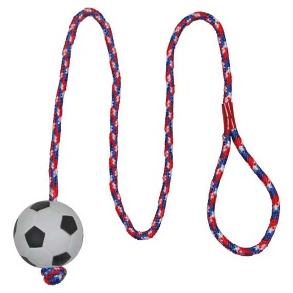 TRİXİE İPLİ KAUÇUK KÖPEK TOP OYUNCAĞI 6 CM - 1 M