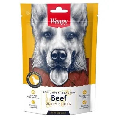 WANPY OVEN ROASTED GERÇEK BİFTEKLİ KÖPEK ÖDÜLÜ 100GR