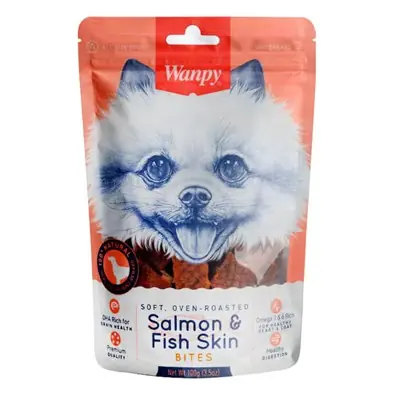 WANPY OVEN ROASTED GERÇEK SOMON DİLİMLERİ 100 GR KÖPEK ÖDÜLÜ