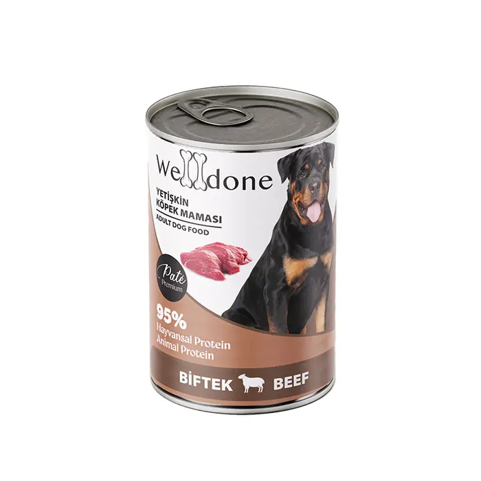 WELLDONE DANA ETLİ YETİŞKİN KÖPEK KONSERVESİ 400GR