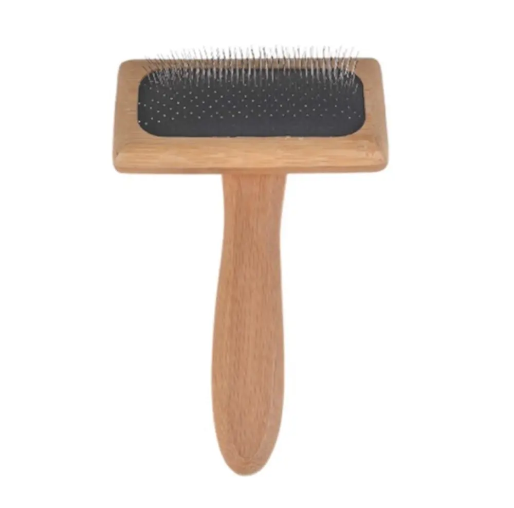 ZAMPA AHŞAP KEDİ VE KÖPEK FIRÇASI MEDİUM 15X9.5CM