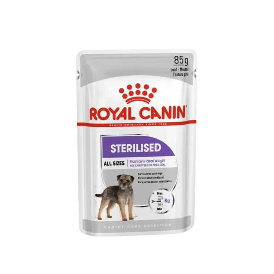 ROYAL CANİN CCN POUCH STERİLİSED ADULT KISIRLAŞTIRILMIŞ KÖPEK YAŞ MAMASI 85 GR