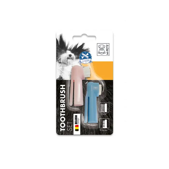 M-PETS TOOTHBRUSH KÖPEKLER İÇİN PARMAK DİŞ FIRÇASI 2Lİ