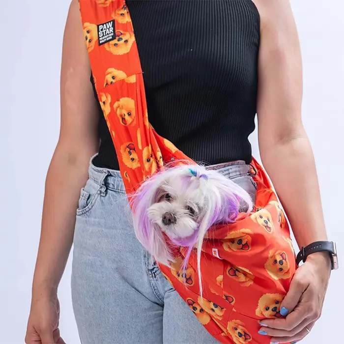 PAWSTAR CROSSBODY POODLE KÖPEK TAŞIMA ÇANTASI