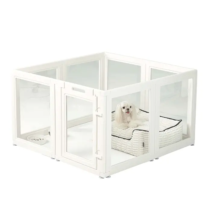 M-PETS BALANCHE KÖPEK OYUN ÇİTİ 8 PANEL SMALL BEYAZ