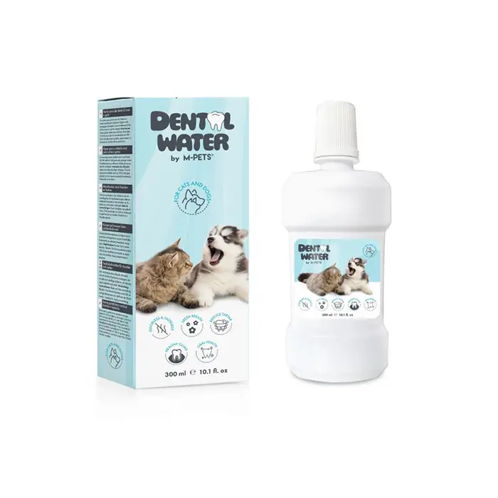M-PETS DENTAL WATER KEDİ KÖPEK AĞIZ TEMİZLEME SUYU 300ML