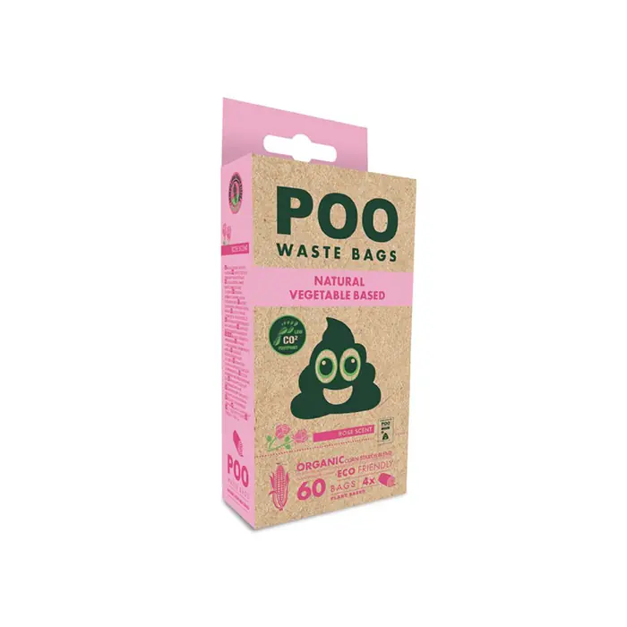 M-PETS NATURAL GÜL KOKULU DIŞKI TOPLAMA POŞETİ 15 YAPRAK 4LÜ PAKET