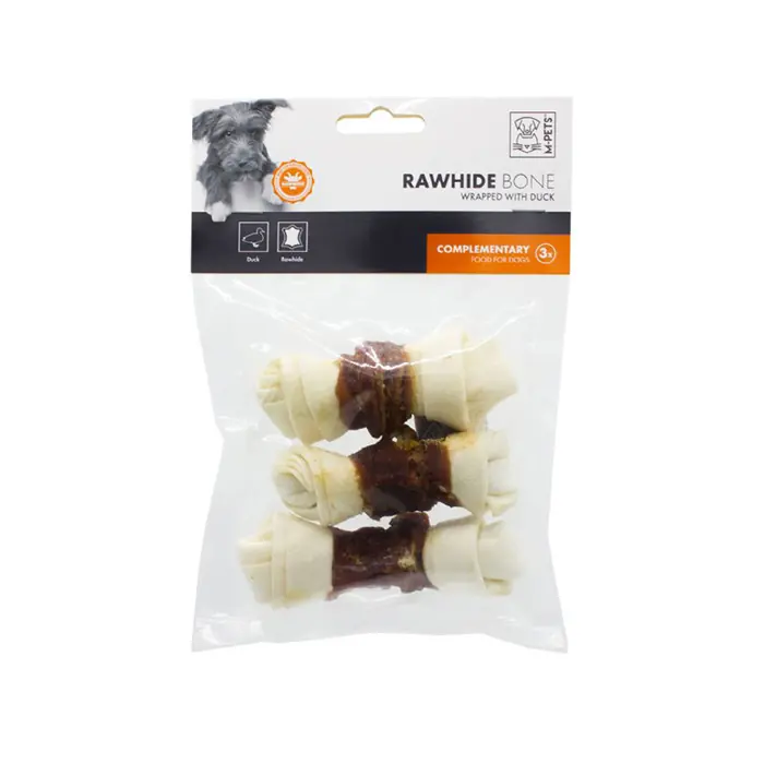M-PETS WRAPPED ÖRDEK ETLİ SARGILI KÖPEK ÖDÜL KEMİĞİ 3'LÜ 105GR