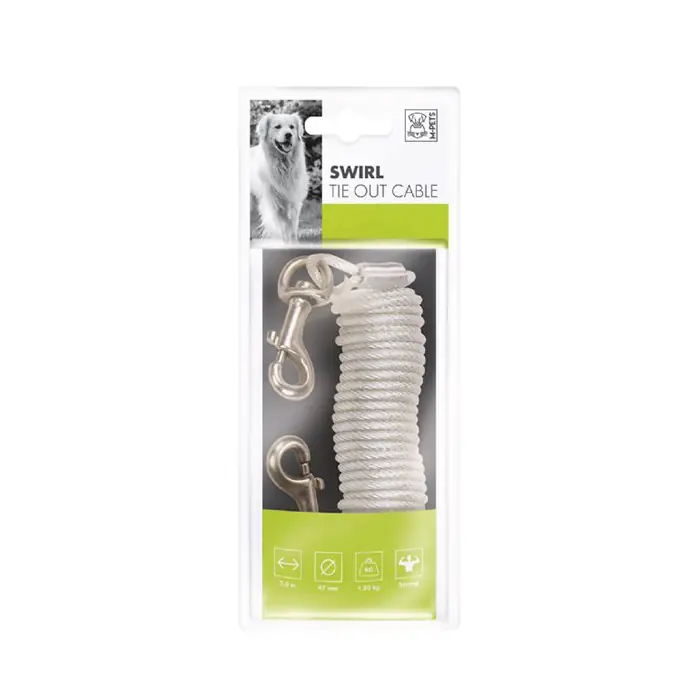 M-PETS SWİRL BAHÇE BAĞLAMA HALATI 3,6 METRE