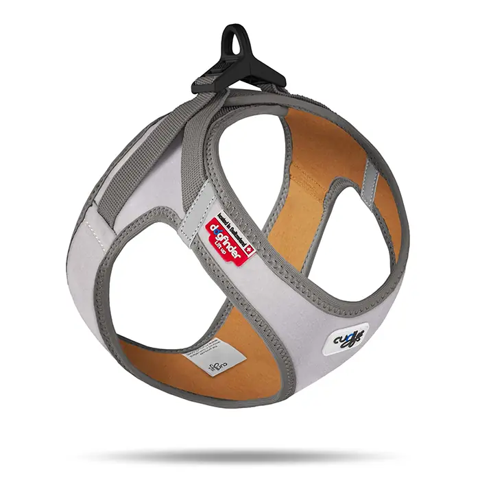 CURLİ GLOW CURLİ CLASP VEST HARNESS KÖPEK GÖĞÜS TASMASI REFLECTİVE GRAY SMALL