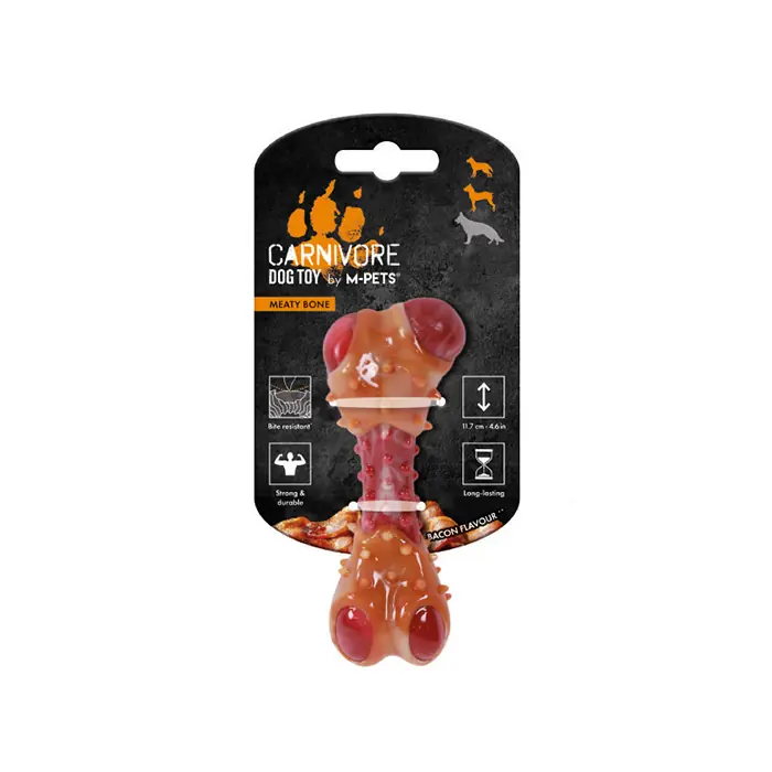 M-PETS CARNİVORE DOG PASTIRMA AROMALI KEMİK KÖPEK OYUNCAĞI SMALL